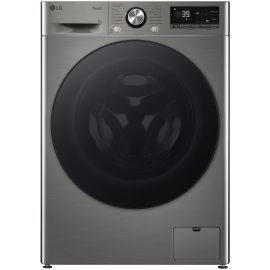 Пральна машина LG фронтальна, 9кг, 1200, A, 48см, дисплей, пара, інвертор, сріблястий