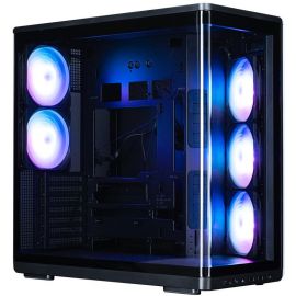 Корпус Zalman P60 без БЖ, 2xUSB3.0, 1x Type C, 3x120мм ARGB Reverse, 2x120мм ARGB, VGA 435мм, LCS ready, Curved Tempered Glass, Dual Chamber, ATX, чорний