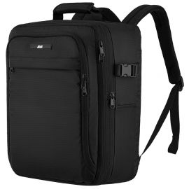Рюкзак дорожній 2Е Trek, Cabin size, поліестр, EXP, 17/23л, з відсіком для ноутбука 16", чорний