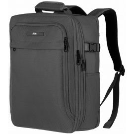 Рюкзак дорожній 2Е Trek, Cabin size, поліестр, EXP, 17/23л, з відсіком для ноутбука 16", сірий