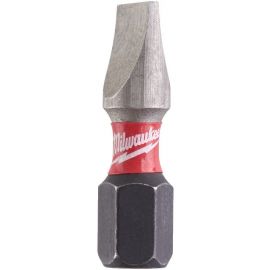 Біти Milwaukee Shockwave, SL1,2x6,5х25мм, набір 2шт