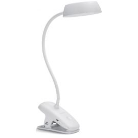 Лампа настільна з акумулятором Philips Donutclip 3Вт 4000K 1200мАг USB-A білий