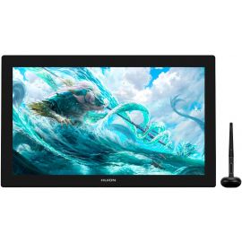 Графічний монітор Huion 23,8" Kamvas Pro 24,4K HDMI,DP,USB-C,DC,USB-A,чорний