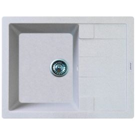 Мийка кухонна Adamant Anila, штучний камінь, прямокут., з крилом, 645х495х200мм, чаша - 1, врізна, Old stone