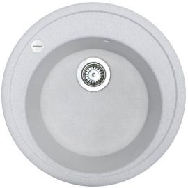 Мийка кухонна Adamant Sun, штучний камінь, кругла, без крила, 510x200мм, чаша - 1, врізна, Old stone