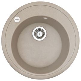 Мийка кухонна Adamant Sun, штучний камінь, кругла, без крила, 510x200мм, чаша - 1, врізна, Avena