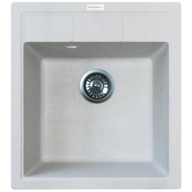 Мийка кухонна Adamant Brick, штучний камінь, квадрат, без крила, 460x515x200мм, чаша - 1, врізна, Old stone
