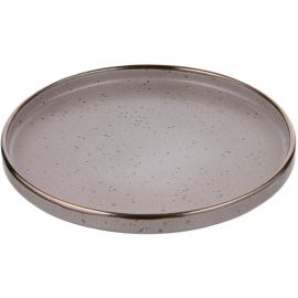 Тарілка десертна ARDESTO Fasano, 19.6см, кераміка, сіро-коричневий