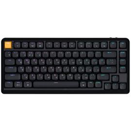 Клавіатура механічна Keychron J1 82Key, K pro Red, WL/BT/USB-A, QMK, Hot-swap, EN/UKR, RGB, чорний