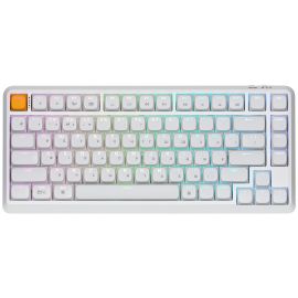 Клавіатура механічна Keychron J1 82Key, K pro Brown, WL/BT/USB-A, QMK, Hot-swap, EN/UKR, RGB, білий