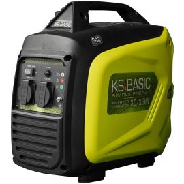 Генератор бензиновий інверторний Konner&Sohnen KSB 33iS, 230В, 3.0-3.3кВт, ручний стартер, 21.5кг