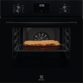 Духова шафа Electrolux електрична, 65л, A, дисплей, конвекція, телескопічні напрямні, чорний