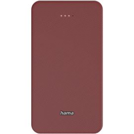 Акумулятор портативний літій-іонний Power Bank Hama 20000 мА·год, USB-C, USB-A, red