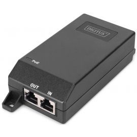 PoE-Інжектор DIGITUS PoE+ 802.3at, 10/100/1000 Mbps, Output max. 48V, 30W, чорний