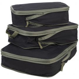 Набір чохлів для пакування одяу, Tucano Pigio Travel 3 в 1, нейлон, чорний