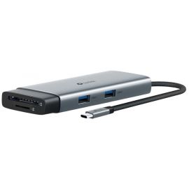 Хаб USB TP-LINK UH7021C USB-C > 3xUSB3.0/1xHDMI/1xSD/1xmicroSD/1xPD 100Wh