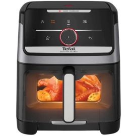 Мультипіч Tefal Easy Fry Silence XXL Smart Vision, 1800Вт, чаша-7л, сенсорне керув., 55 програм, з віконцем, пластик, нерж. сталь-чорний