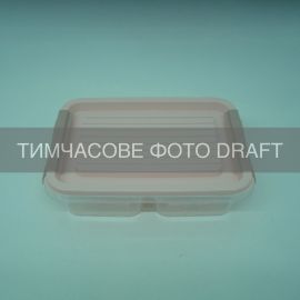 Контейнер двосекційний для зберігання харчових продуктів ARDESTO Fresh 2х0.25л, пластик, прямокутна, рожевий