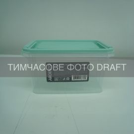 Контейнер для зберігання харчових продуктів ARDESTO Fresh 1.2л, пластик, прямокутна, блакитний