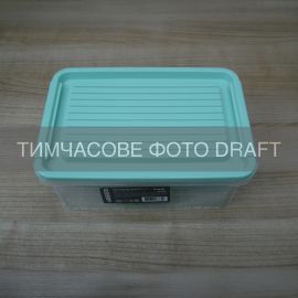 Контейнер для зберігання харчових продуктів ARDESTO Fresh 2.8л, пластик, прямокутна, блакитний