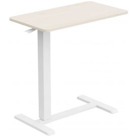 Стіл компактний  2E CE710WL, 710x400мм, регульована висота, біло-бежевий