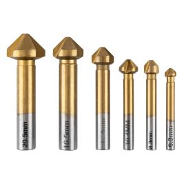 Набір свердел конічних для фрезування GRAPHITE TiN 6.3-20.5мм кейс 6шт