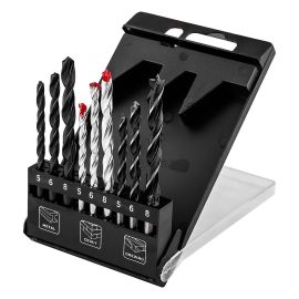 Набір свердл GRAPHITE по металу, цеглі: 5-6, 8, 9шт