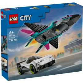 Конструктор LEGO City Реактивний літак проти автомобіля