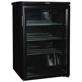 Холодильна вітрина Snaige, 85x56х60, 130л, полок - 3, зон - 1, бут-62, 1дв., ST, чорний