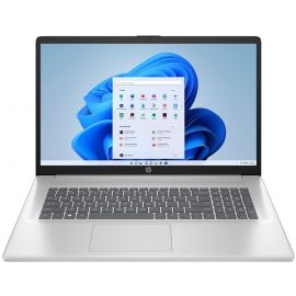 Ноутбук HP 17-cn4048ua 17.3" FHD IPS AG, Intel 5-120U, 16GB, F512GB, UMA, Win11, сріблястий