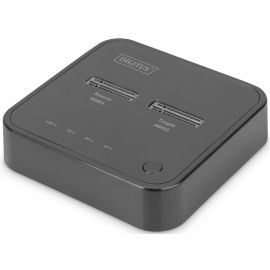 Док-станція DIGITUS Dual M.2 NVMe SSD USB Type-C 3.2 Black