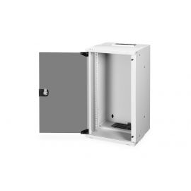 Шафа DIGITUS 10", 12U, SOHO PRO, скляні двері, 315x300 мм, 30кг максимально, сіра