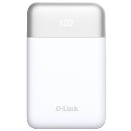 Акумулятор портативний літій-іонний Power Bank D-Link 10000мА*год 18Вт 1xUSB-A, 1xUSB-C, білий
