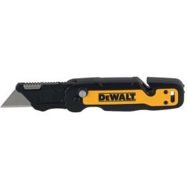 Ніж будівельний трапецієподібний складний DeWALT, з фіксованим лезом, корпус пластик, 82мм