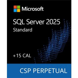 Програмний продукт Microsoft SQL Server 2025 Standard Edition and 15 CAL Pack