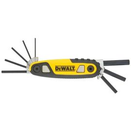 Ключі шестигранні DeWALT, HEX1.5-8мм, складаються в корпус, набір 8шт