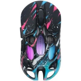 Миша GravaStar Mercury X Pro, 8K, BT/WL/USB-A, RGB, Neon Graffiti