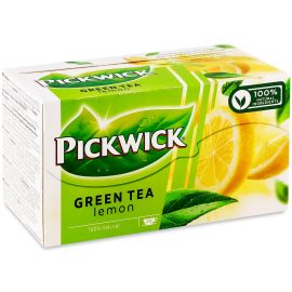 Чай зелений з лемонграсом та цедрою лимона Pickwick GwA 40г(20х2г) х12 НП