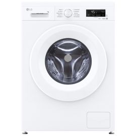 Пральна машина LG фронтальна, 7кг, 1200, A, 44см, дисплей, пара, інвертор, білий