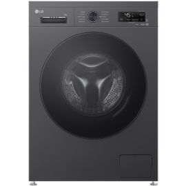 Пральна машина LG фронтальна, 7кг, 1200, A, 44см, дисплей, пара, інвертор, чорний