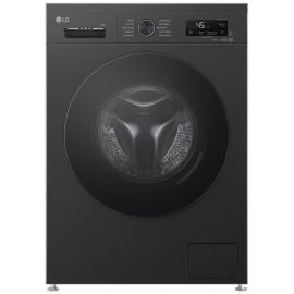Пральна машина LG фронтальна, 9кг, 1400, A, 55см, дисплей, пара, інвертор, чорний