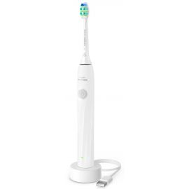 Щітка зубна електр. Philips, Sonicare 2100, насадок-1, 2 рівні інтенсивності, білий