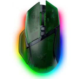 Миша Razer Basilisk V3 Pro 35K, RGB, USB-A/WL/BT, Phantom Green Ed.