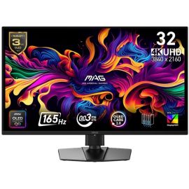 Монітор MSI 31.5" MAG 322UP-E16 2xHDMI, DP, USB-C, Audio, QD-OLED, 3840x2160, 165Hz, 0.03ms, sRGB 138%, FreeSync, HAS, HDR400