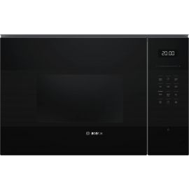 Мікрохвильова піч Bosch вбудована, 25л, електр. керув., 900Вт, гриль, дисплей, чорний