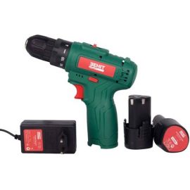 Шурупокрут-дриль акумуляторний Зеніт ЗША-12/15 S2 12В 2х1.5А·год 18Нм 350·1350об/хв 1кг кейс