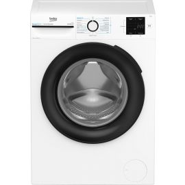 Пральна машина Beko фронтальна, 7кг, 1200, B, 50см, дисплей, інвертор, пара, білий