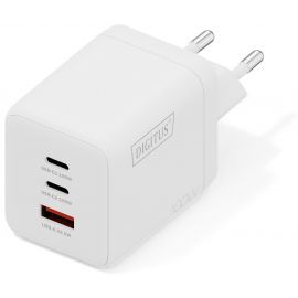 Зарядний пристрій DIGITUS GaN 2хUSB-C, 1хUSB-A, 100W