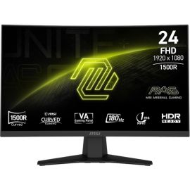 Монітор MSI 23.6" MAG 244C HDMI, DP, Audio, VA, 180Hz, 1ms, sRGB 105%, CURVED, AdaptiveSync