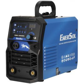 Зварювальний напівавтомат інверторний EnerSol EWM-140AMDS (дріт до 1мм + електрод до 4мм) 20-140А 6.1кВт 160-260В 7кг